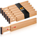 Bamboo Drawer Divider 6 Pack O6082