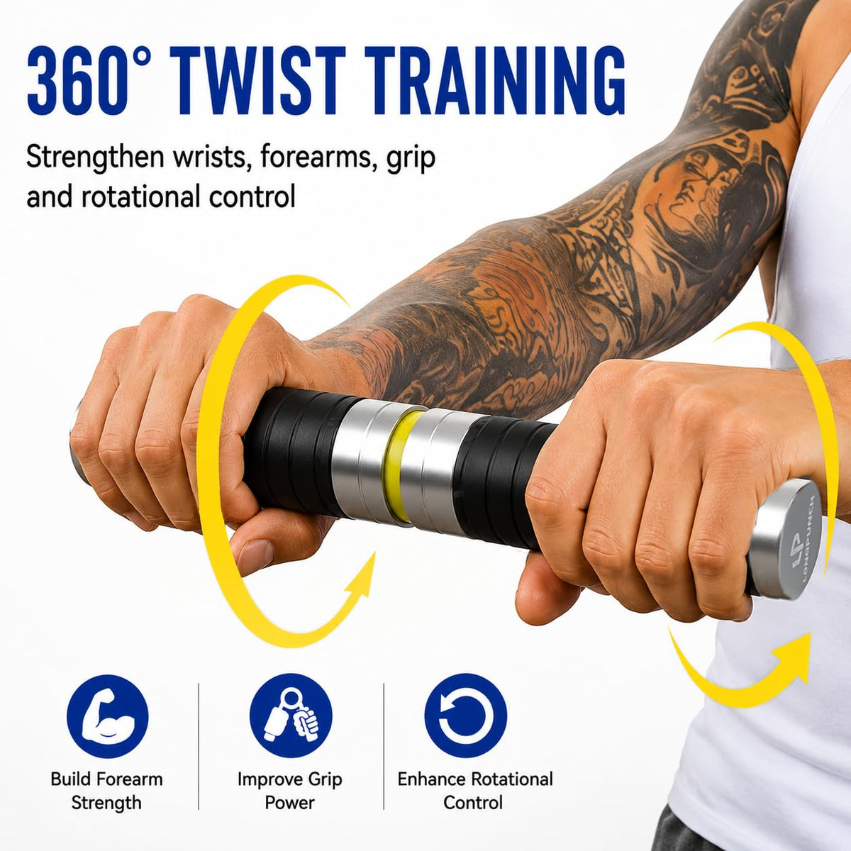 Adjustable Resistance Aluminum Alloy Grip Strength Trainer T285