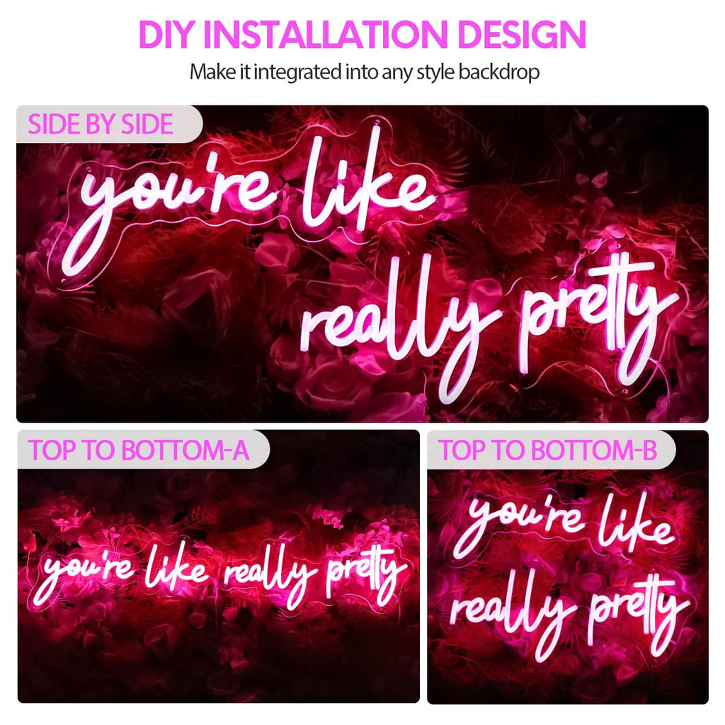 32x7 Inch Neon Signs for Wall Decor Q897086