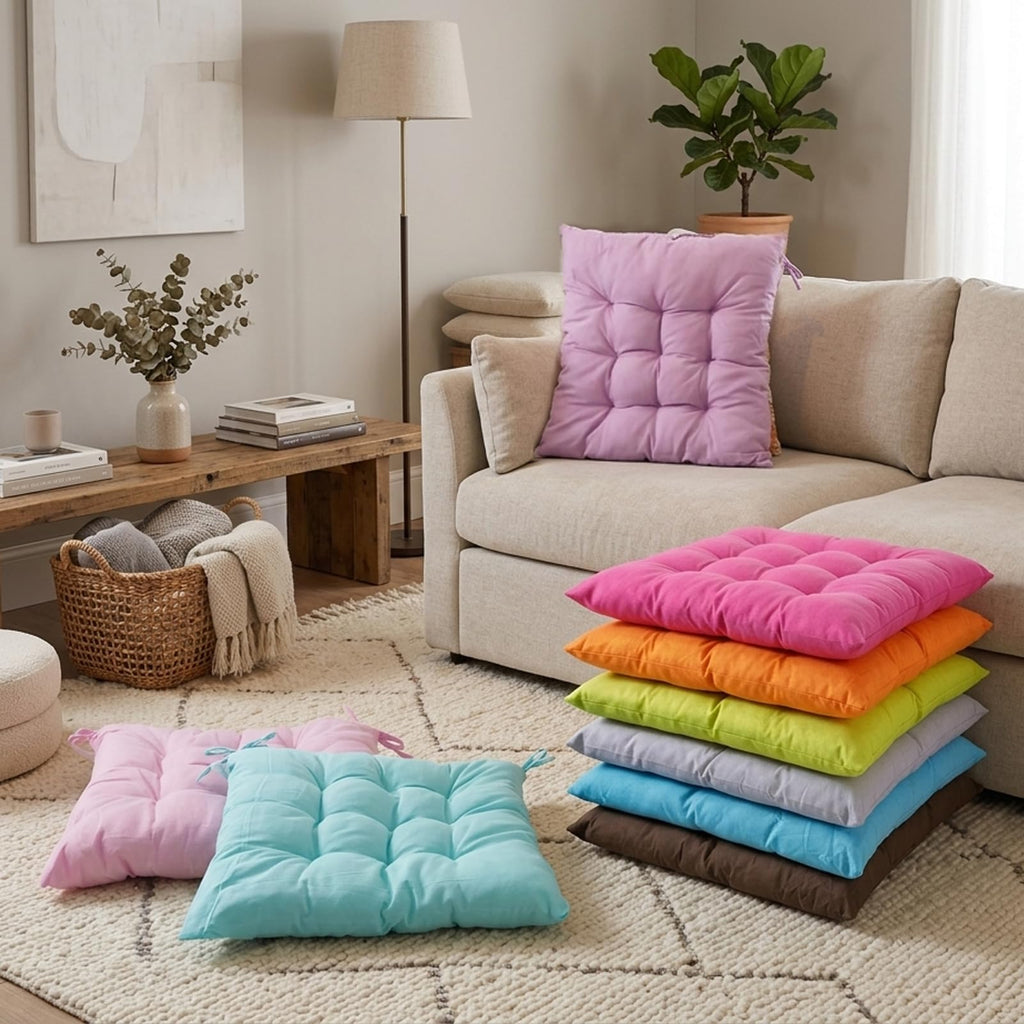 12 Pcs Square Floor Cushions B557004