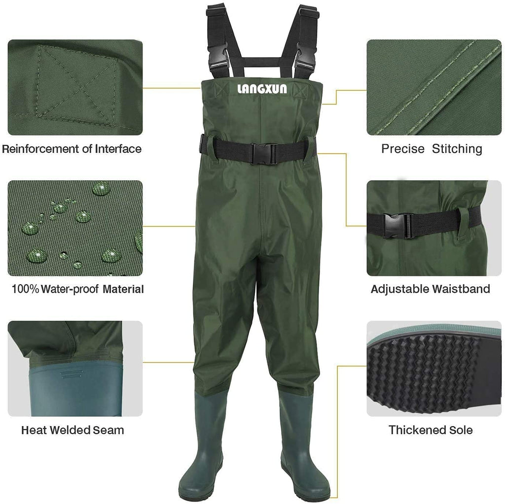 Kids PVC Chest Waders T4199