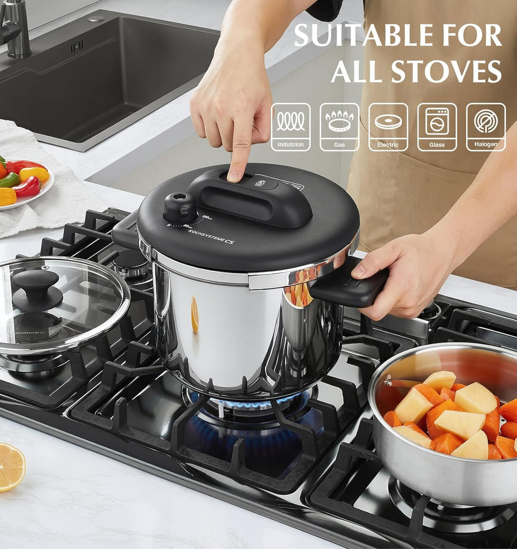 Stainless Steel Pressure Cooker 8.5QT Z316020