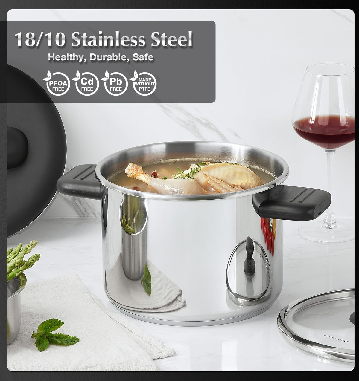 Stainless Steel Pressure Cooker 8.5QT Z316020