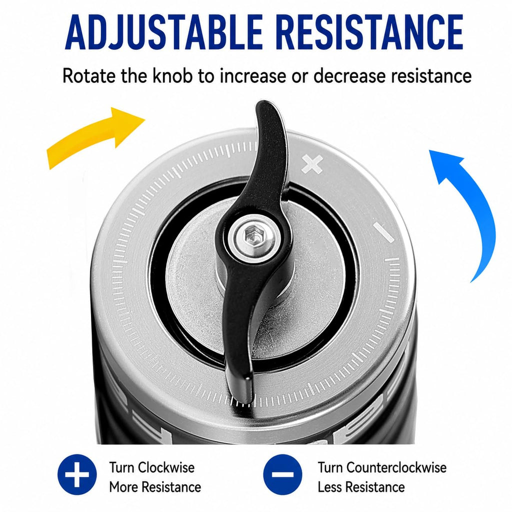Adjustable Resistance Aluminum Alloy Grip Strength Trainer T285