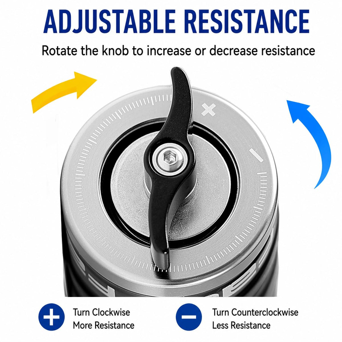 Adjustable Resistance Aluminum Alloy Grip Strength Trainer T285