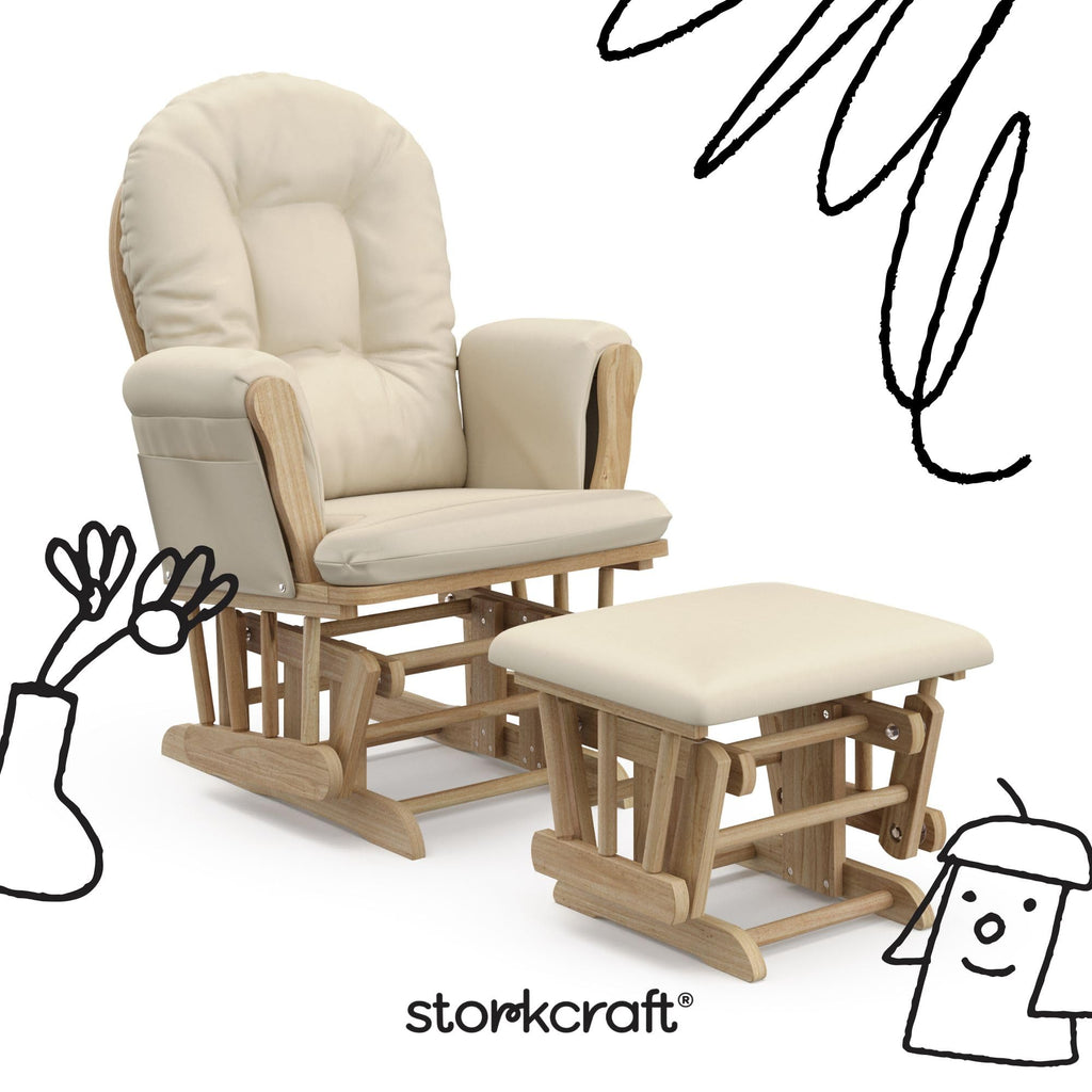 Hoop Glider & Ottoman I144611