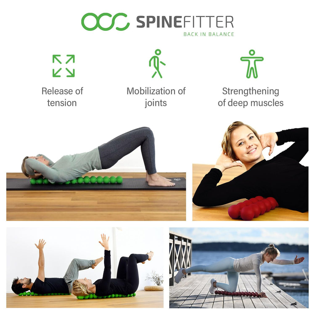 Green Back Massager for Pilates and Yoga Z89876