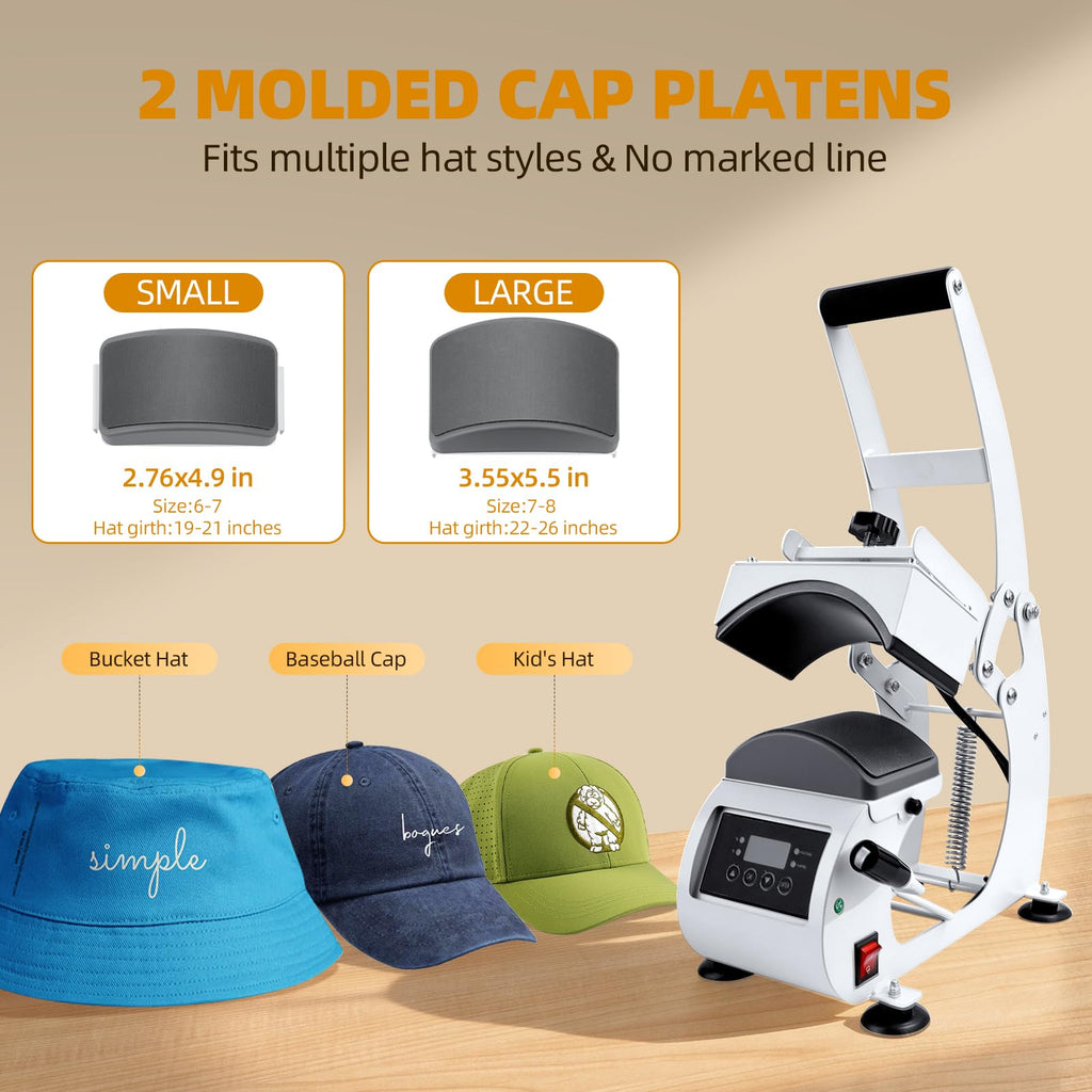 Hat Heat Press Machine with 2 Platens I5463