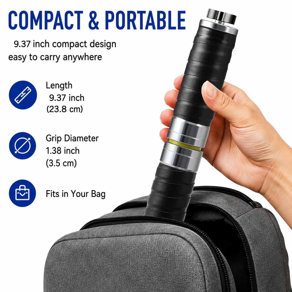 Adjustable Resistance Aluminum Alloy Grip Strength Trainer T285