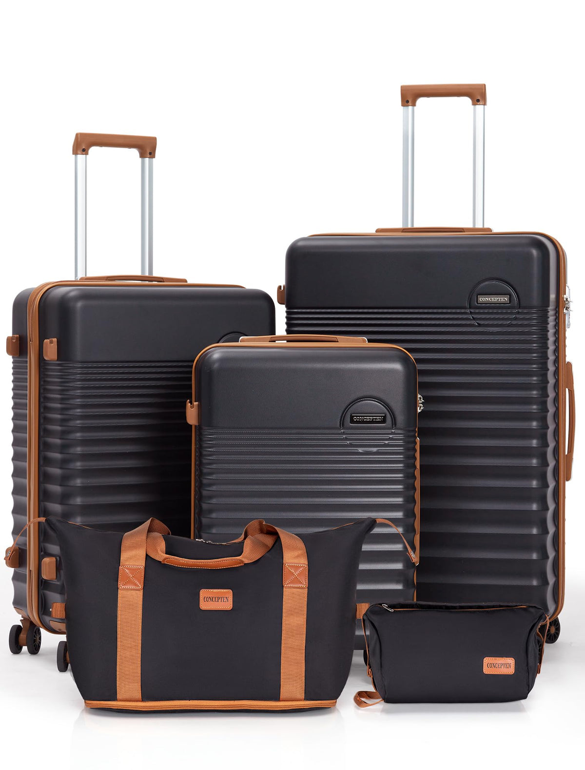 5 Piece Hardshell Luggage Sets with Wheels M5790