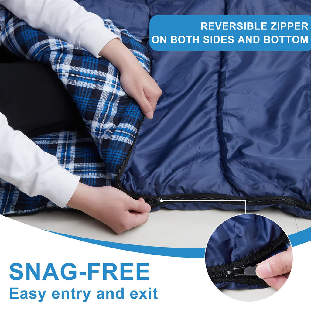Cotton Flannel Double Sleeping Bag D550