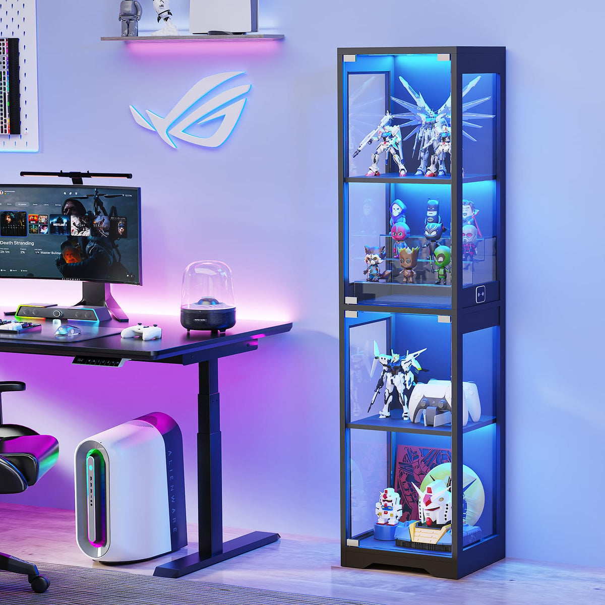 Black Glass Display Cabinet X300040