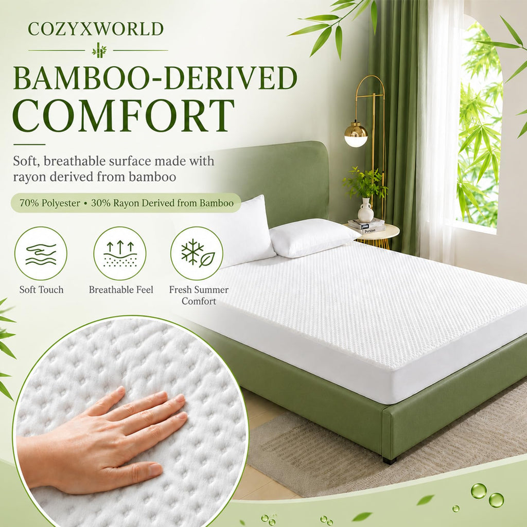 Queen Waterproof Cooling Mattress Protector N822