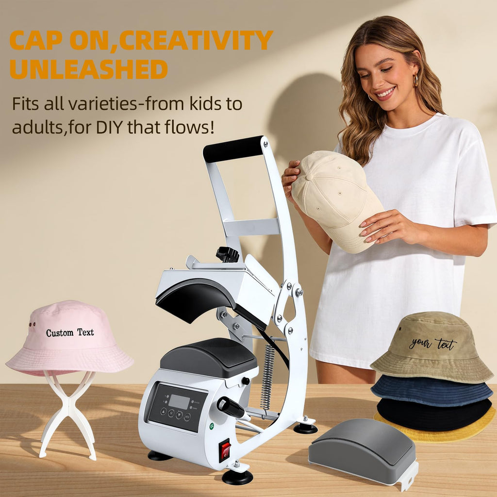 Hat Heat Press Machine with 2 Platens I5463