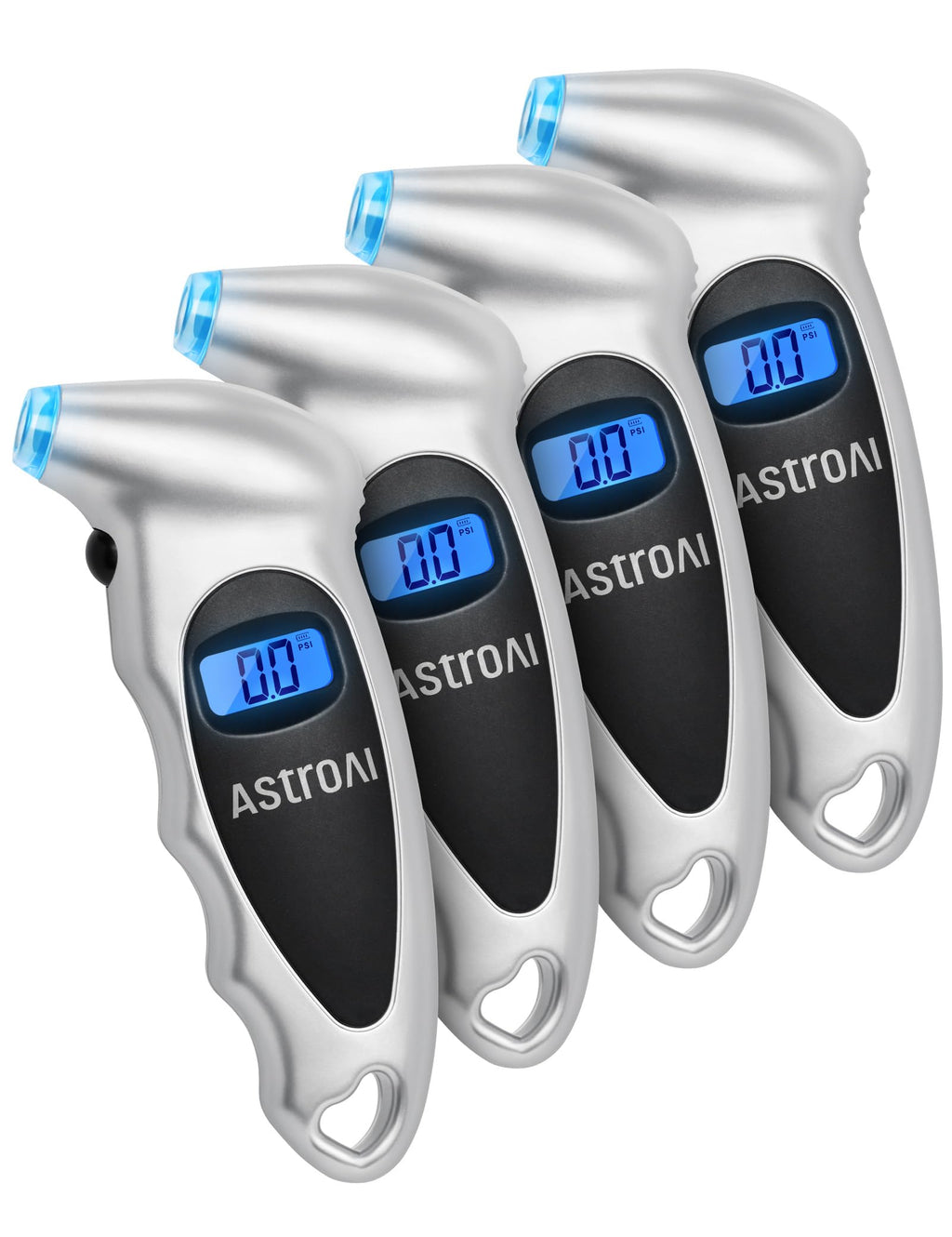 Digital Tire Pressure Gauge 0-150PSI 4 Pack I7560