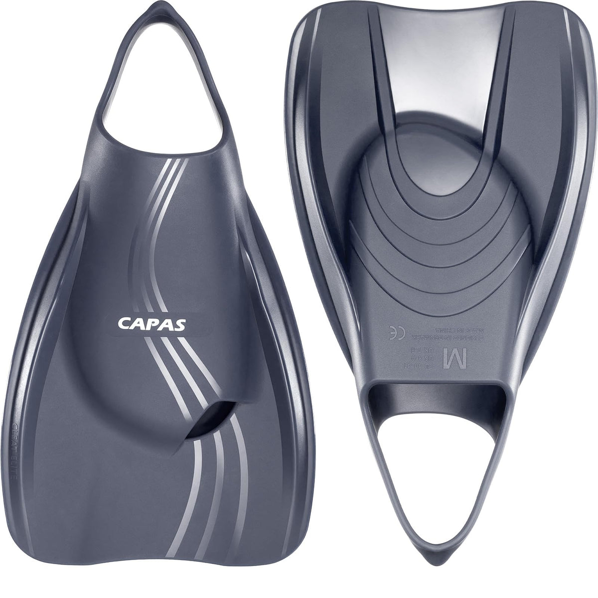 Swim Training Fins with Mesh Bag Q56331