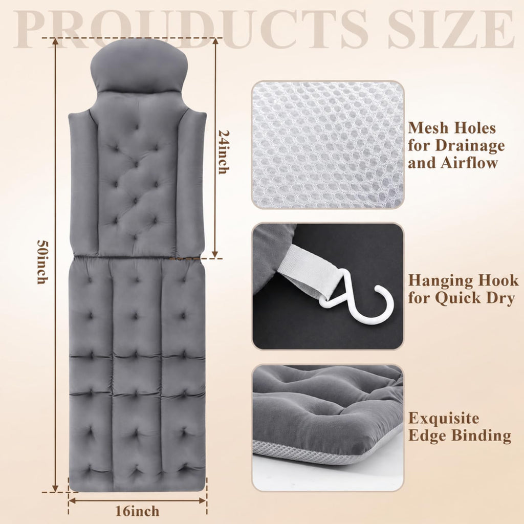Waterproof High-Density Foam Sauna Seat Cushion Y96624