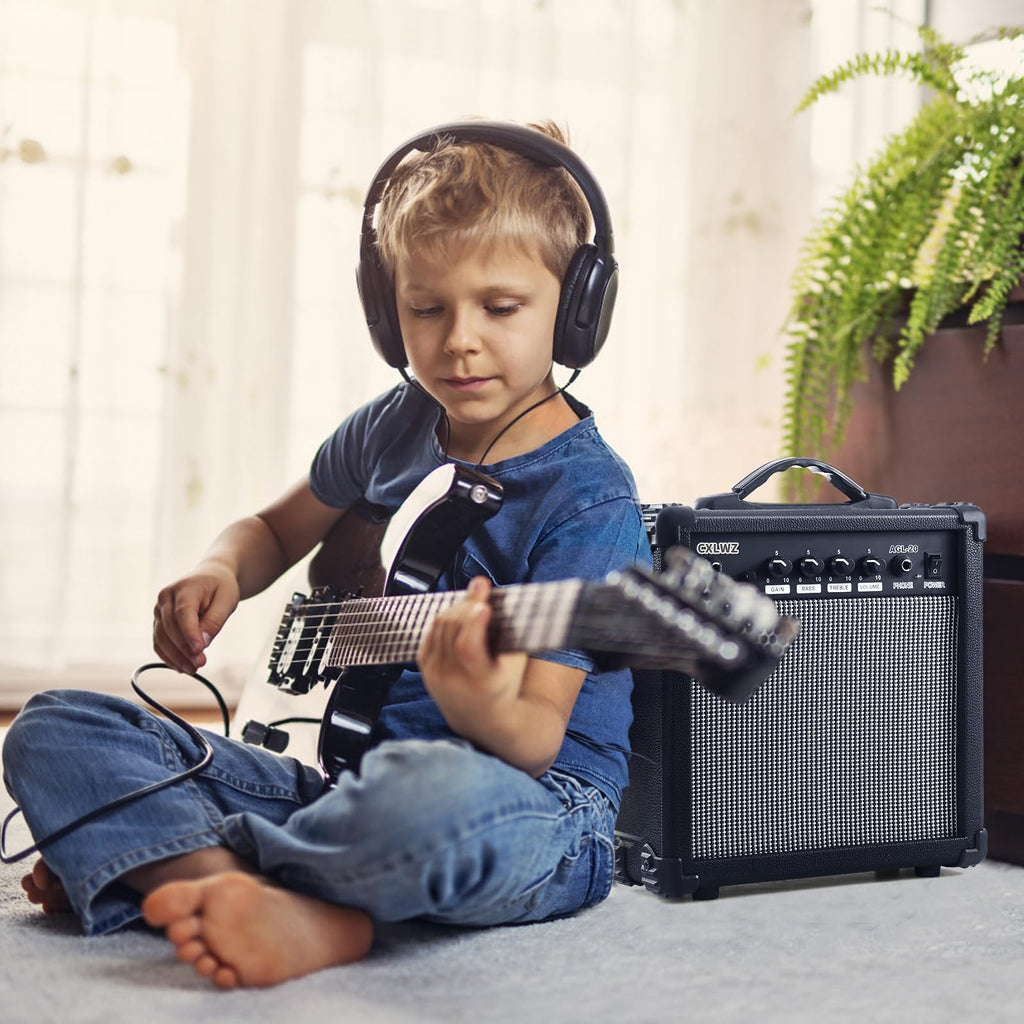 20 Watt Portable Electric Guitar Amp with Headphone Input I4943