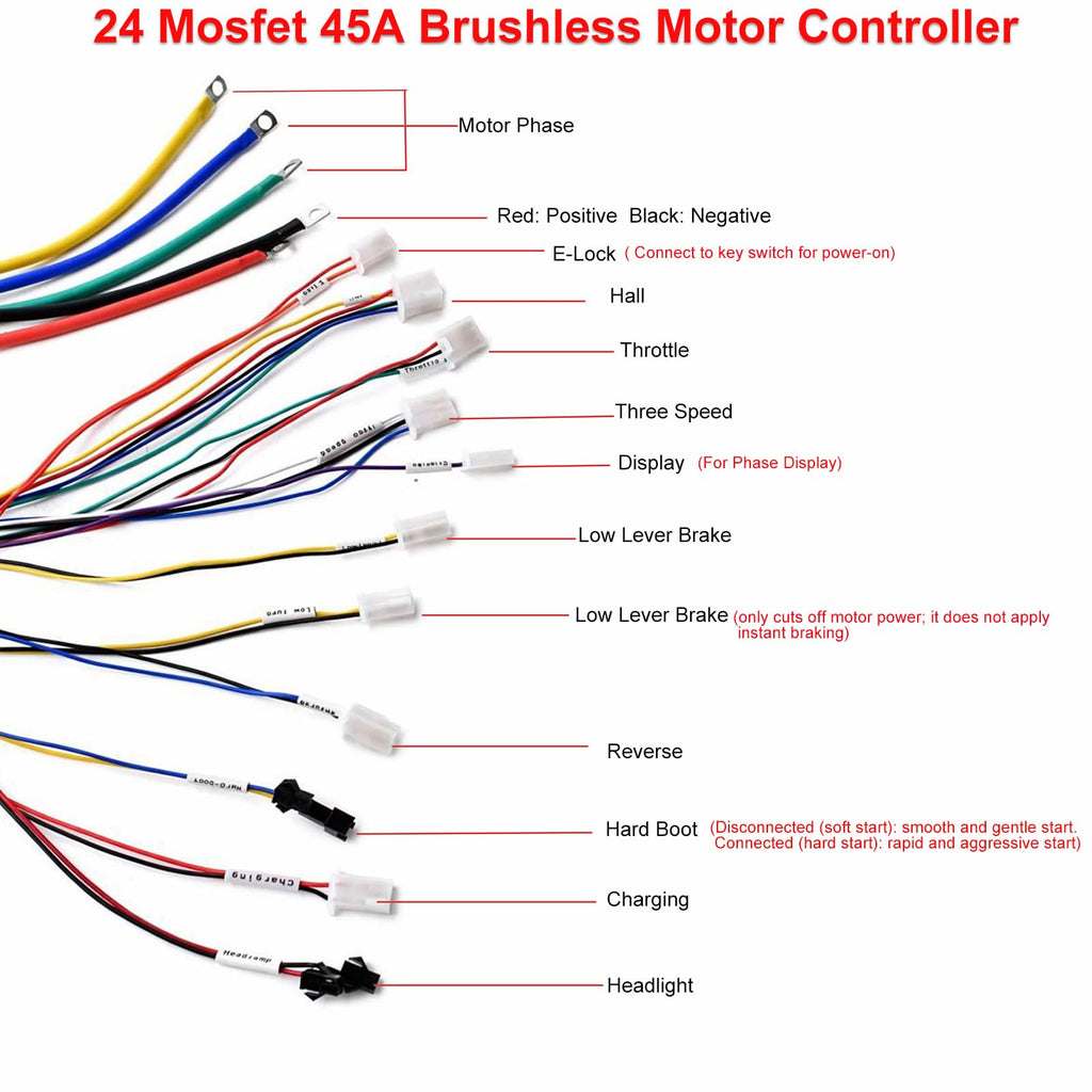 2500W 60V Electric Scooter Brushless DC Motor P774