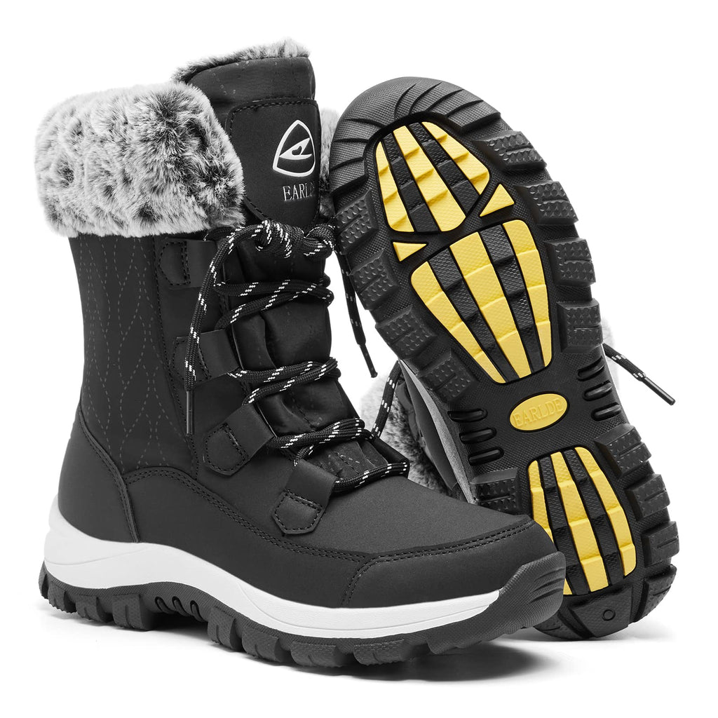 Women's Waterproof Mid-Calf Winter Boots Y42368