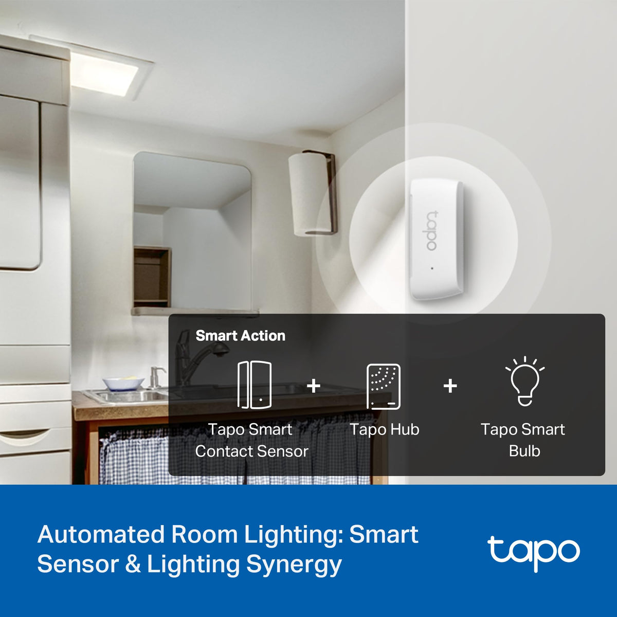 Smart Door Window Contact Sensor and Smart Hub with Built-in Chime B57018