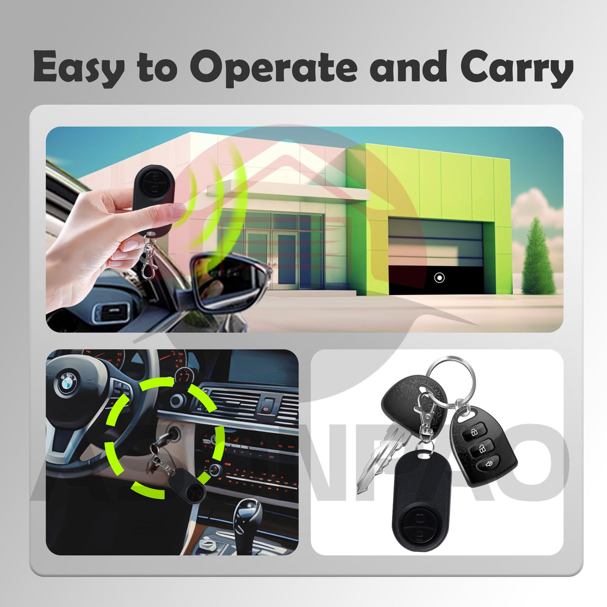 Universal Garage Door Opener Remote Pack of 4 G27708