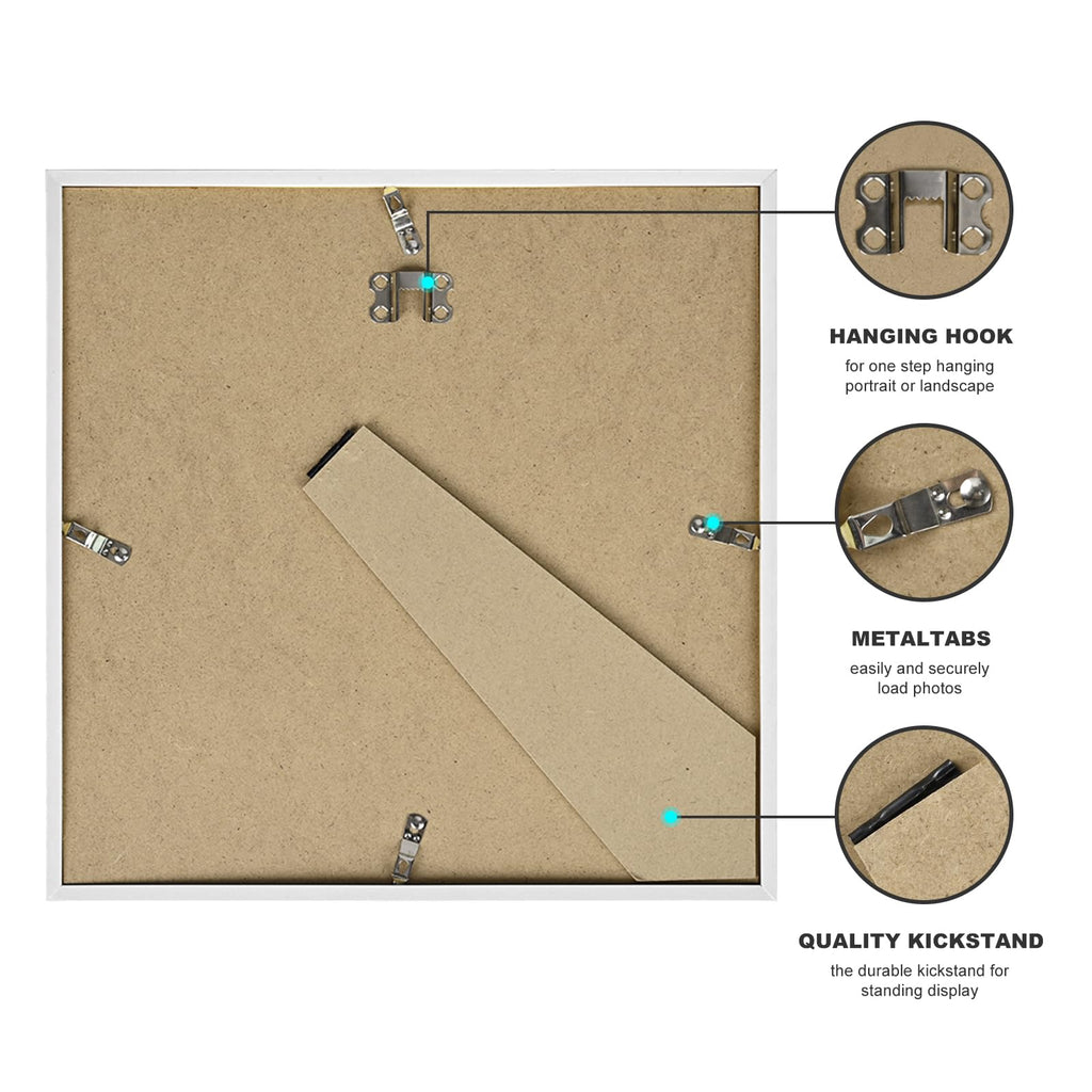 Black 12x12 Picture Frame Set of 9 D14361