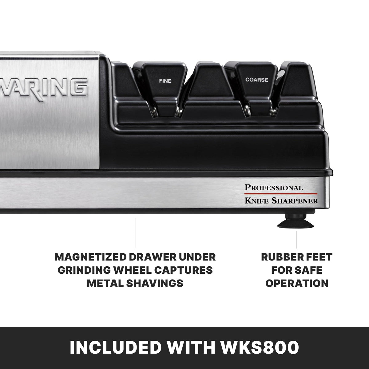 Commercial Knife Sharpener with 3 Stations A6669