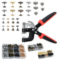 Leather Rivets & Magnetic Snaps Fastener Kit with Installation Plier B943