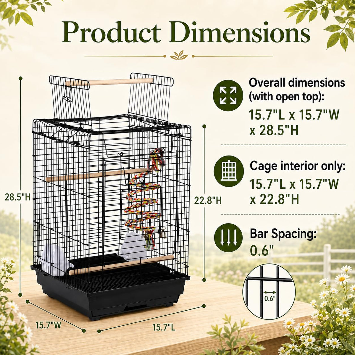 Small Travel Bird Cage N848091