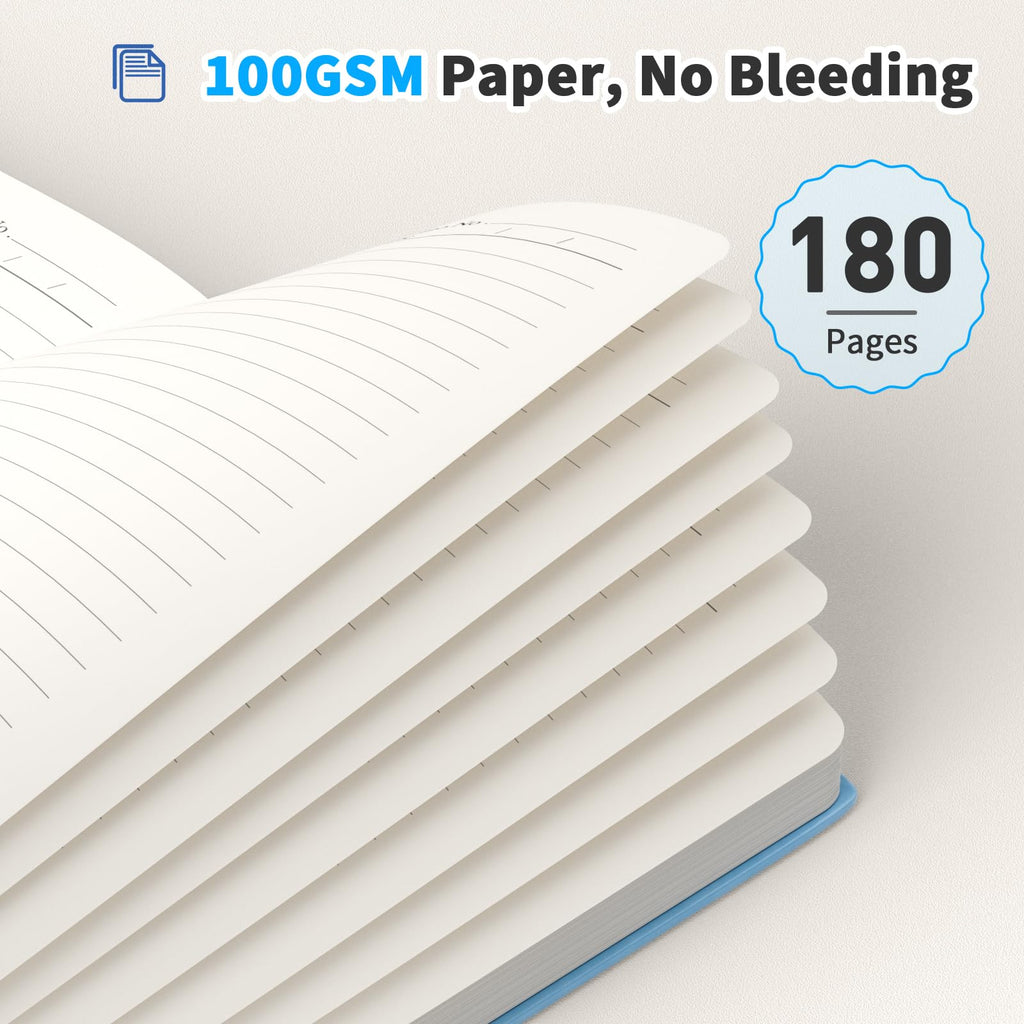 8 Pack A5 Lined Journal Notebooks A660