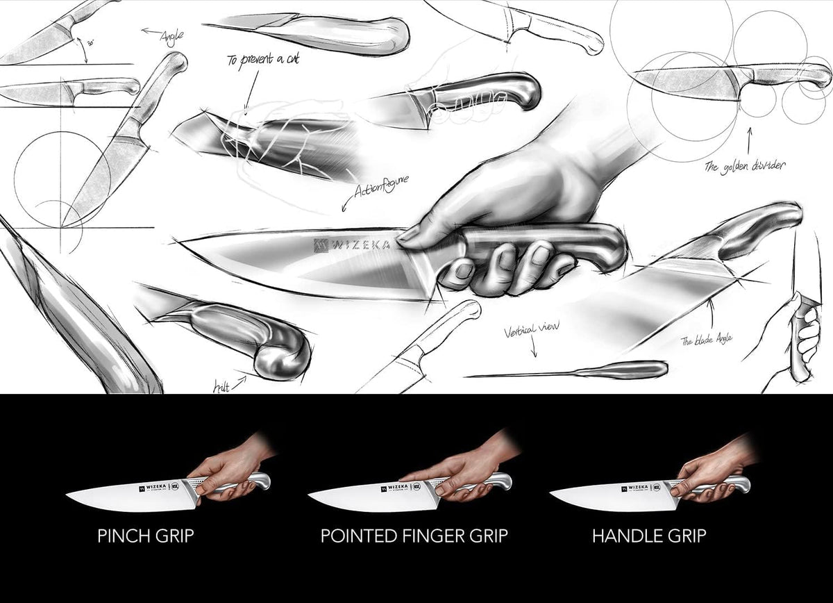15 Piece German Steel Kitchen Knife Set with Block H165070