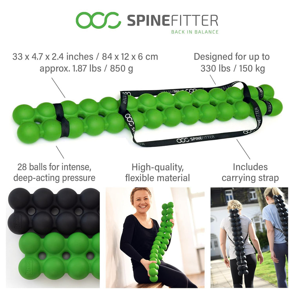 Green Back Massager for Pilates and Yoga Z89876