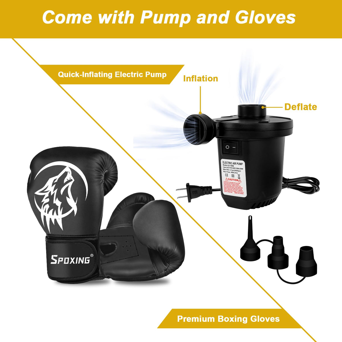 70" Heavy Punching Bag with Stand J82947