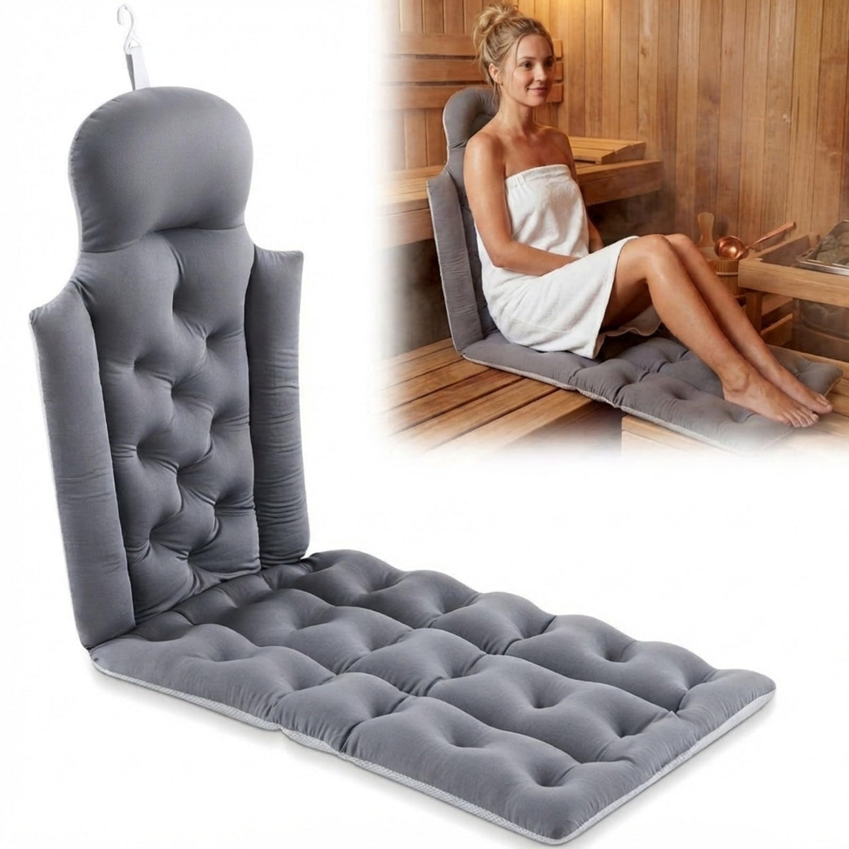 Waterproof High-Density Foam Sauna Seat Cushion Y96624