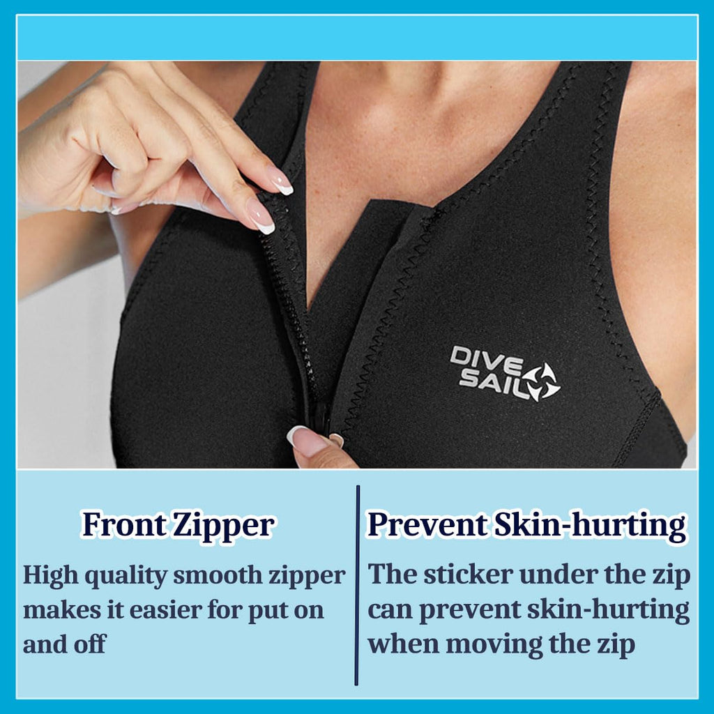 Sleeveless One Piece 2mm Wetsuit O1634