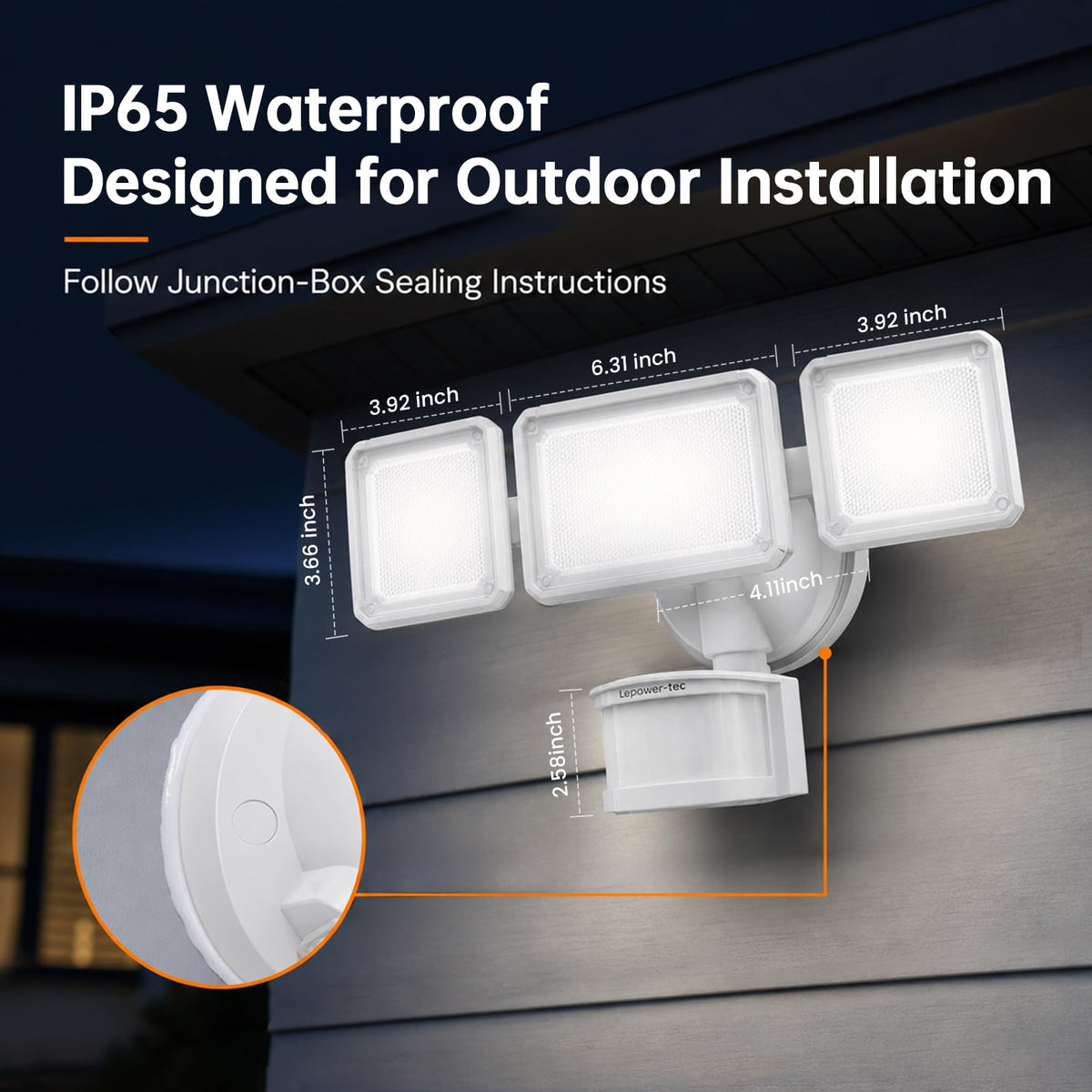 LED Security Light Motion Sensor Outdoor H916