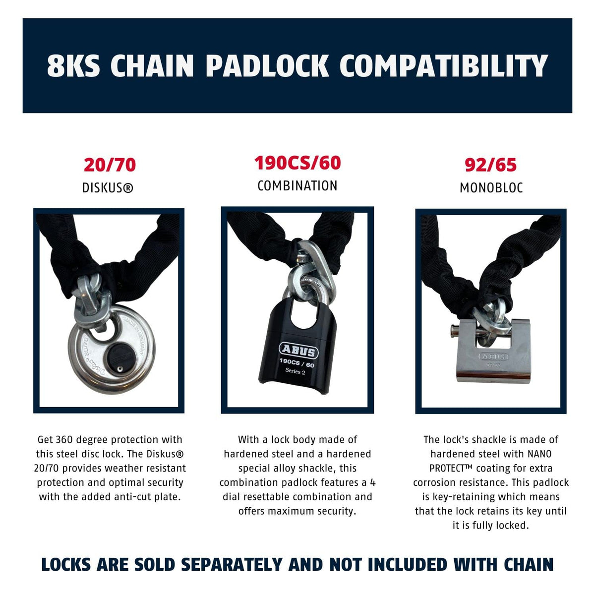 Hardened Steel Square Security Chain C499