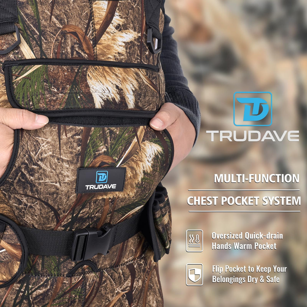 Waterproof Neoprene Chest Waders with Boots N176