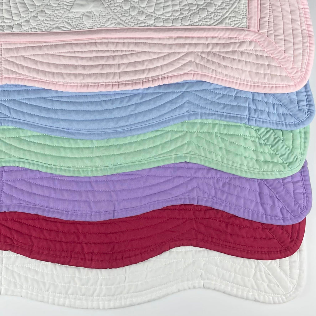 Custom Embroidered Baby Quilt Blankets, 2 Sizes F490
