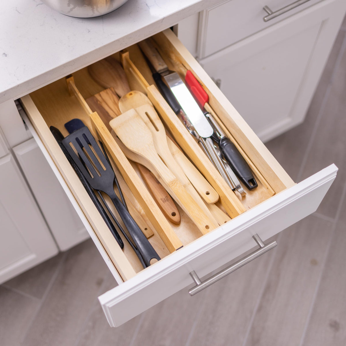 Bamboo Drawer Divider 6 Pack O6082