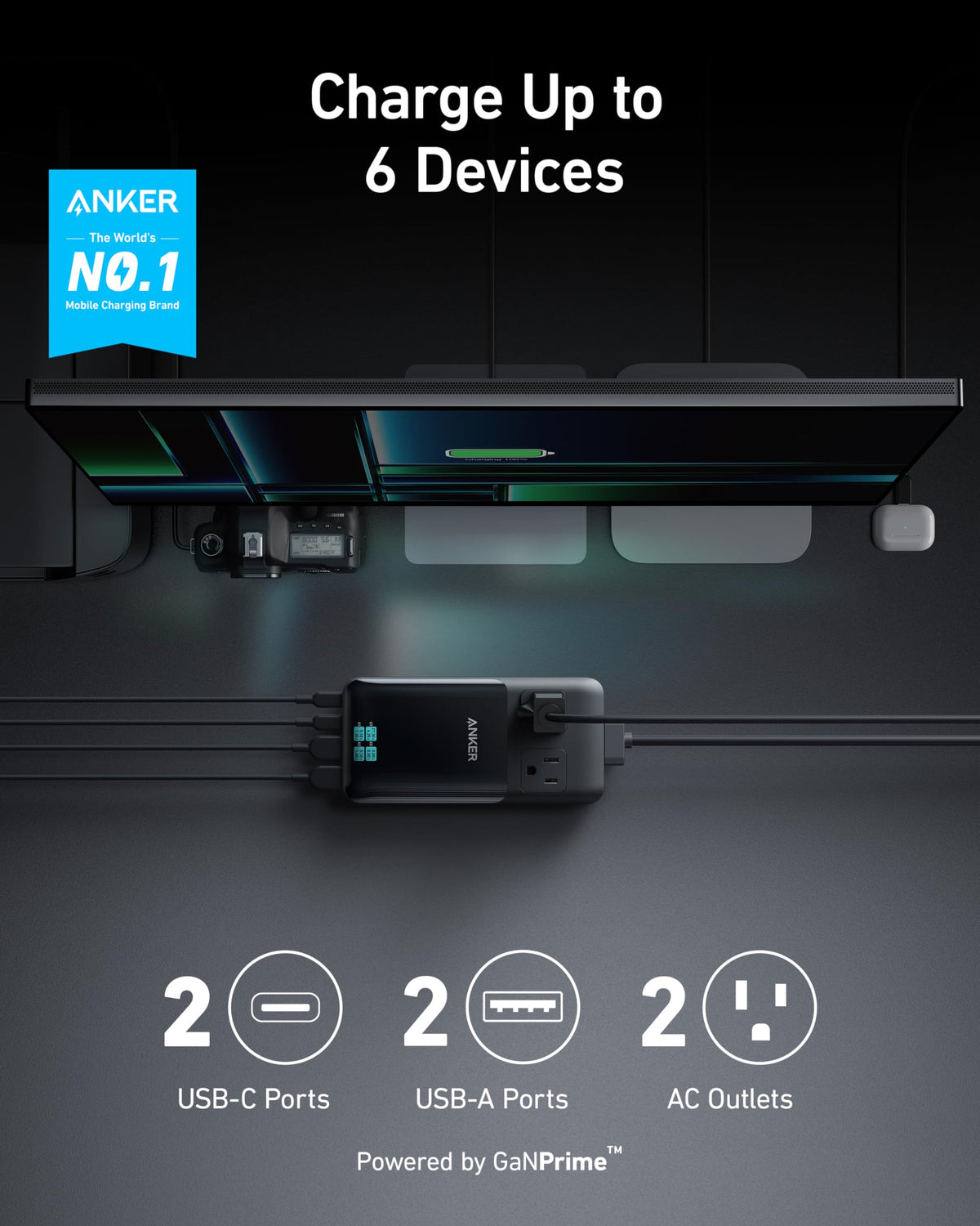 140W 6-in-1 Charging Station A9648