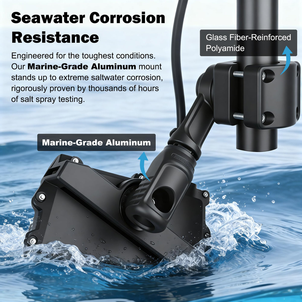 Aluminum Transducer Pole Mount V596785