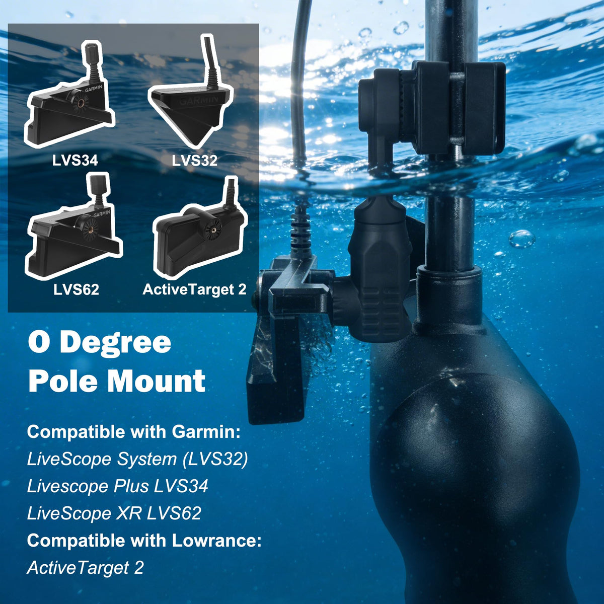 Aluminum Transducer Pole Mount V596785
