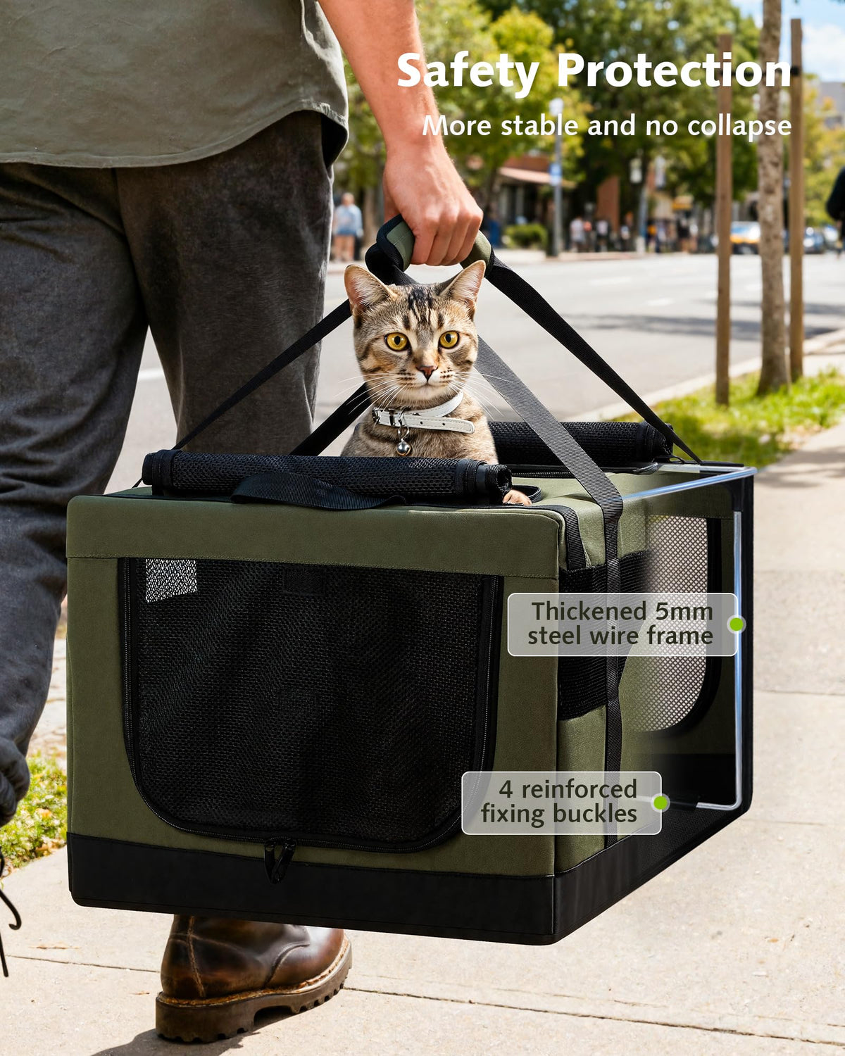 Large Soft Double Cat Carrier Y39345