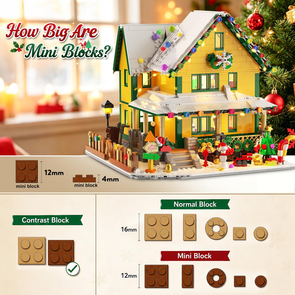 Advent Calendar 2026 Christmas House Mini Building Set with Lights Q858705