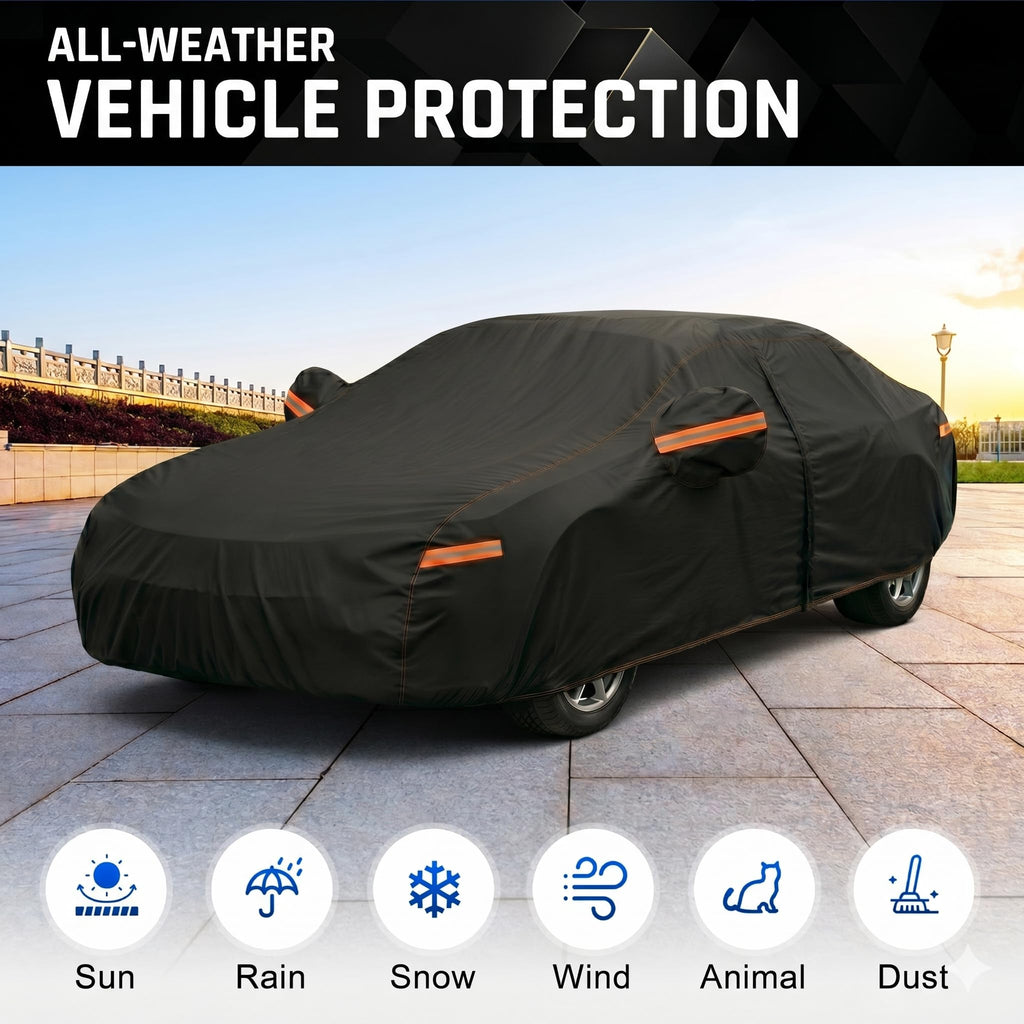 Heavy Duty Car Cover Waterproof All Weather P401469
