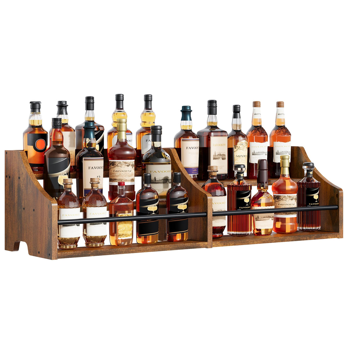 5 Tier Countertop Liquor Bottle Display Shelf P9177