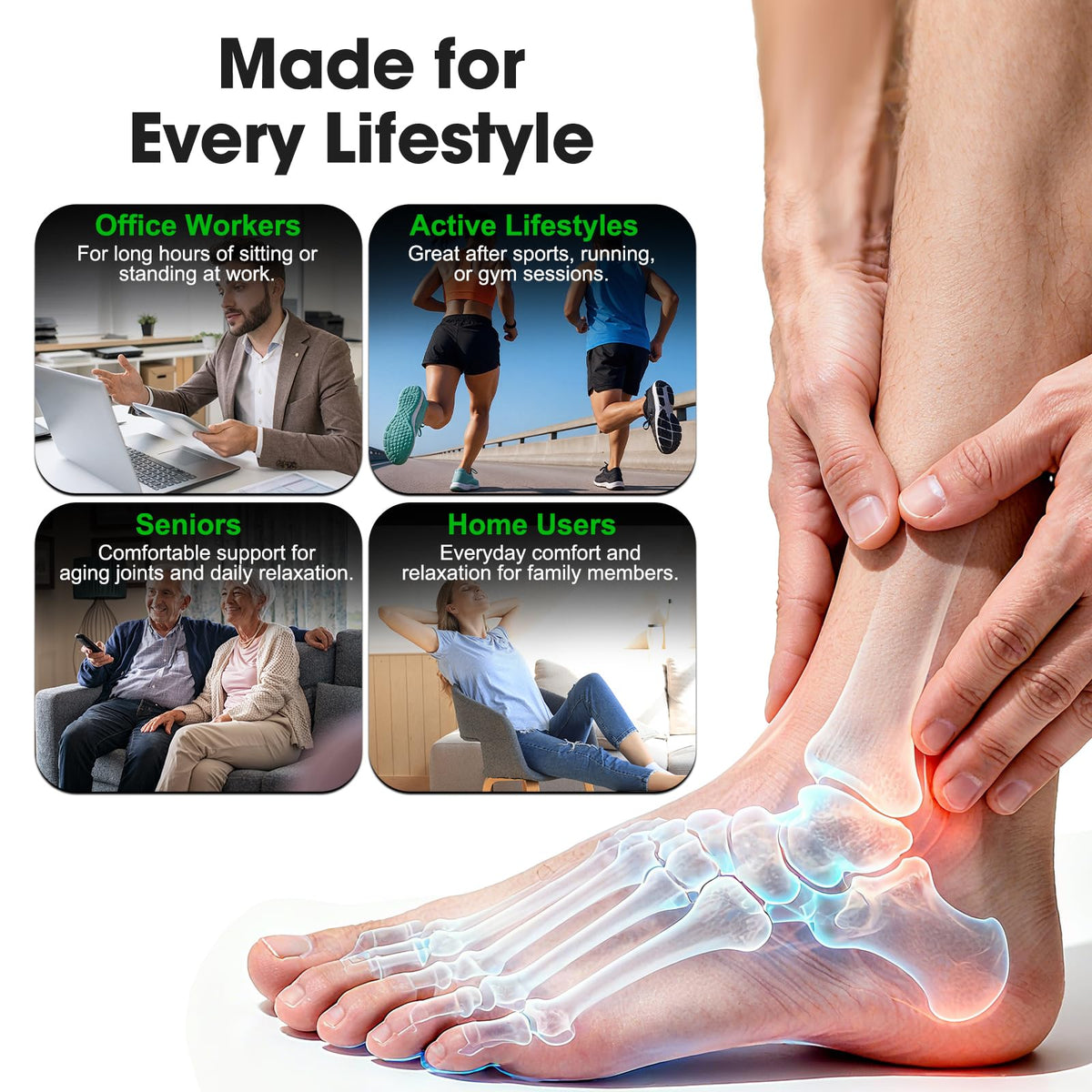 Foot Massager Ankle Heating Pad X204