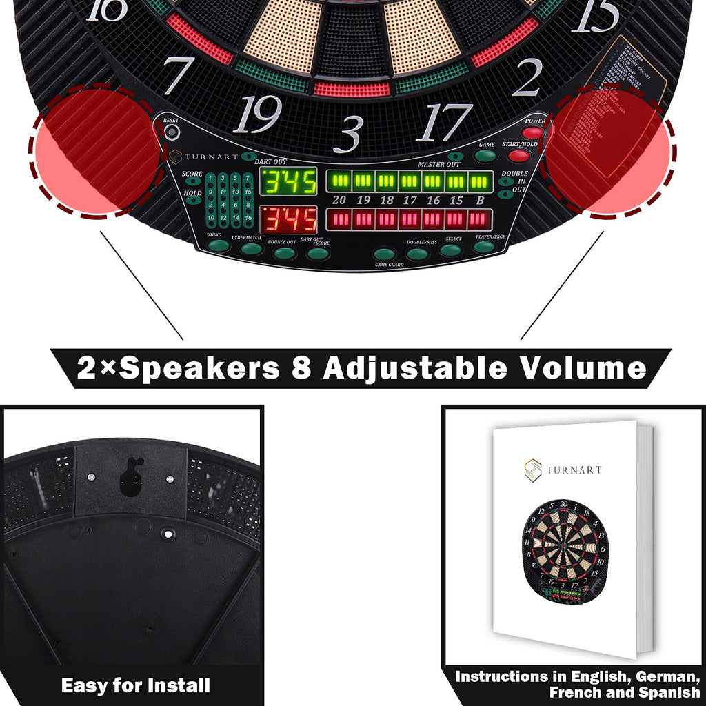 Electronic Dart Board with LED Display K25038